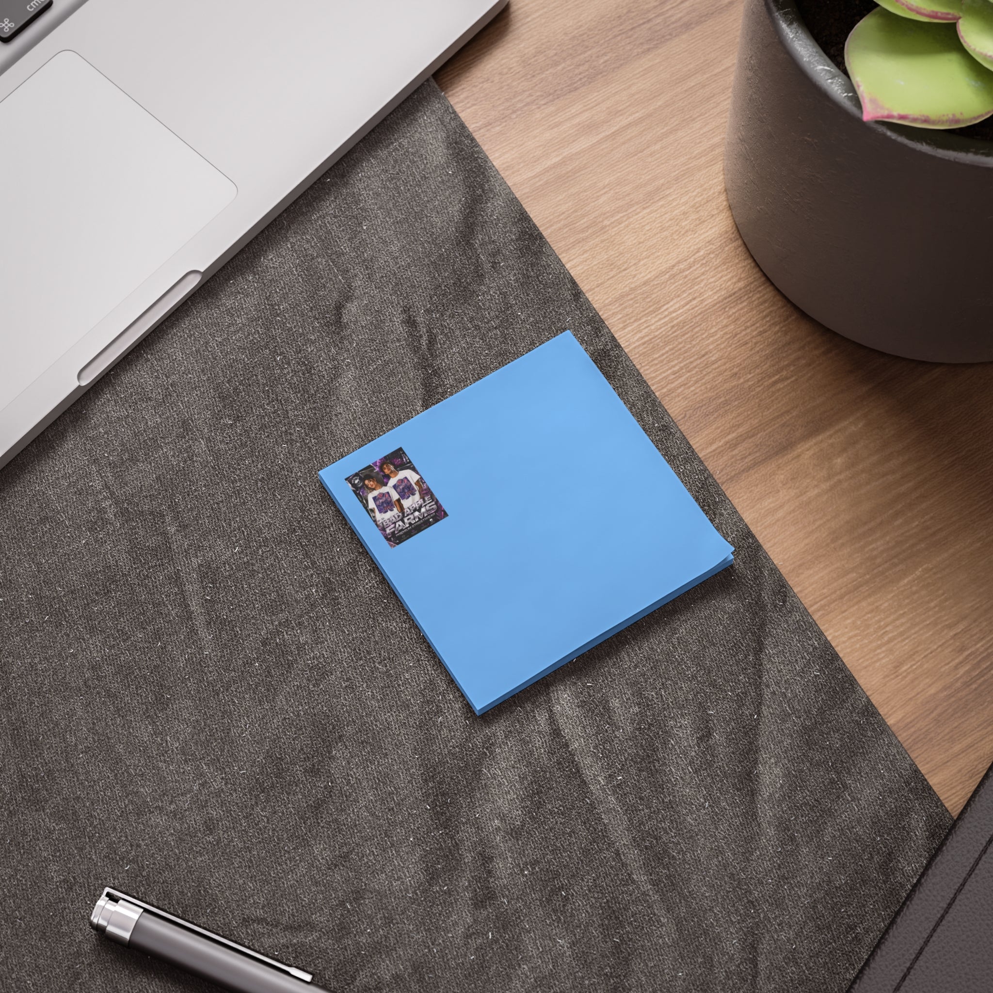 Blue Post-it Note Pad