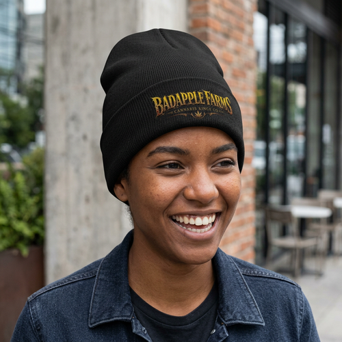Acrylic Logo Cuff Beanie