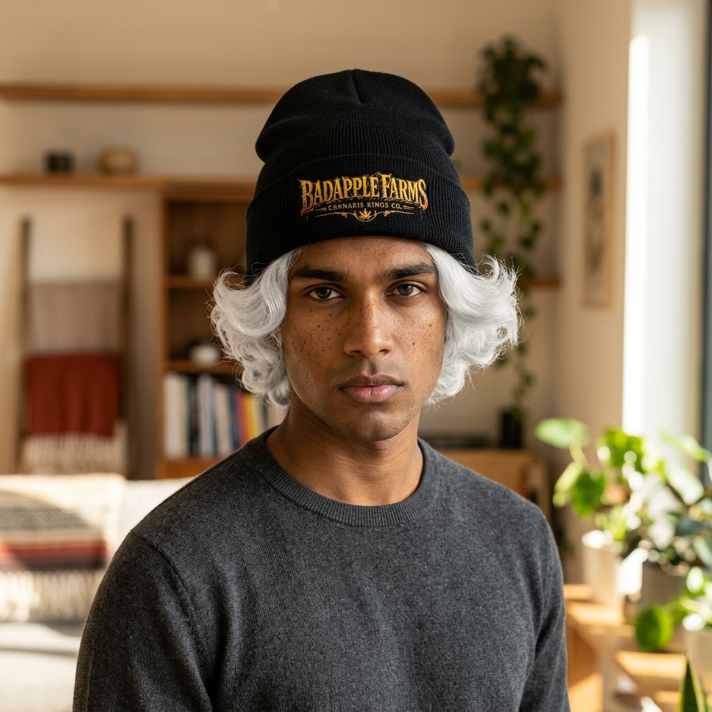 Acrylic Logo Cuff Beanie