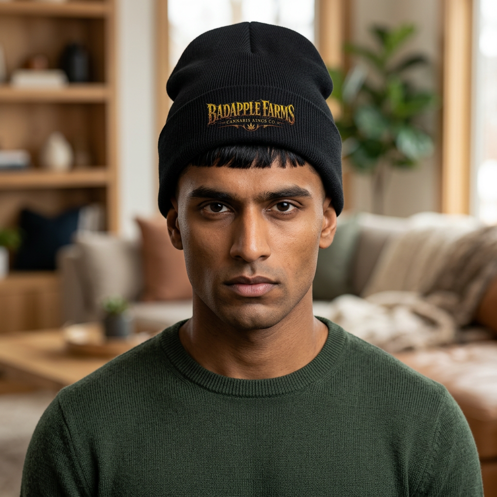 Acrylic Logo Cuff Beanie
