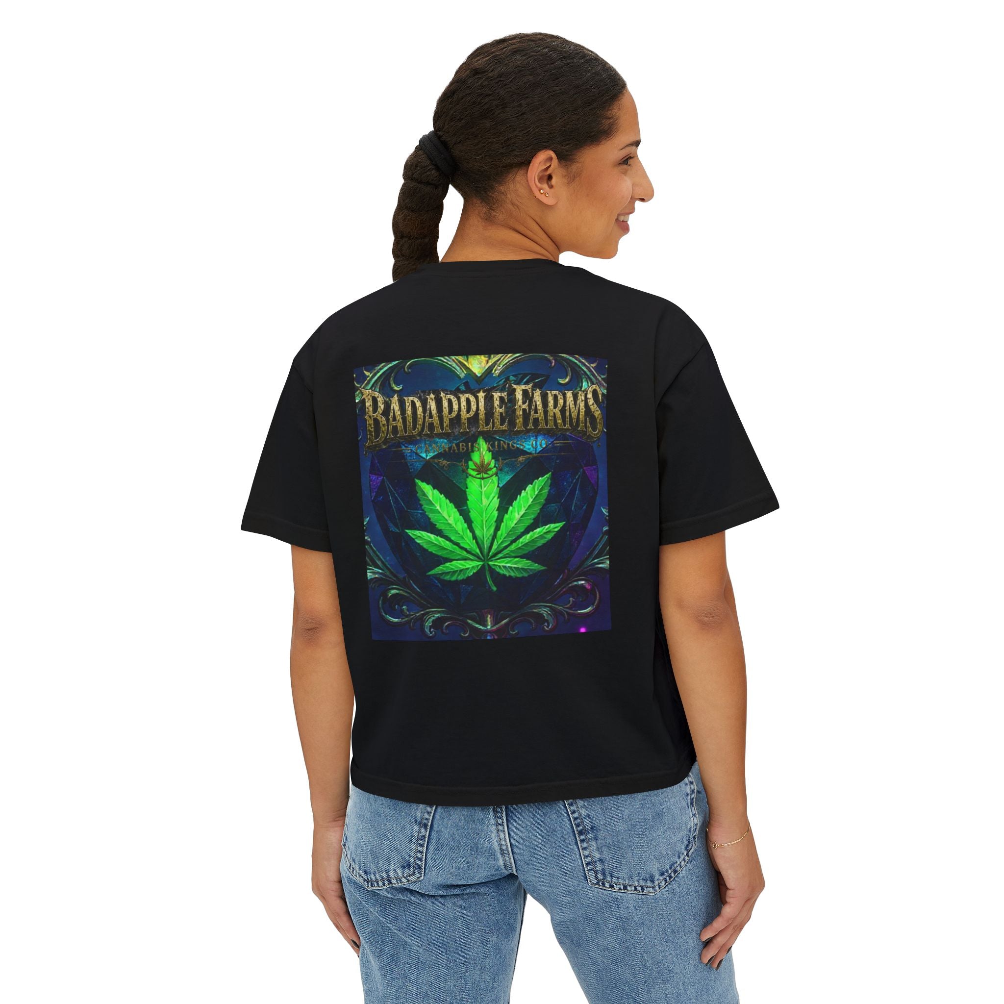 Pigment-Dyed Boxy Cotton Tee