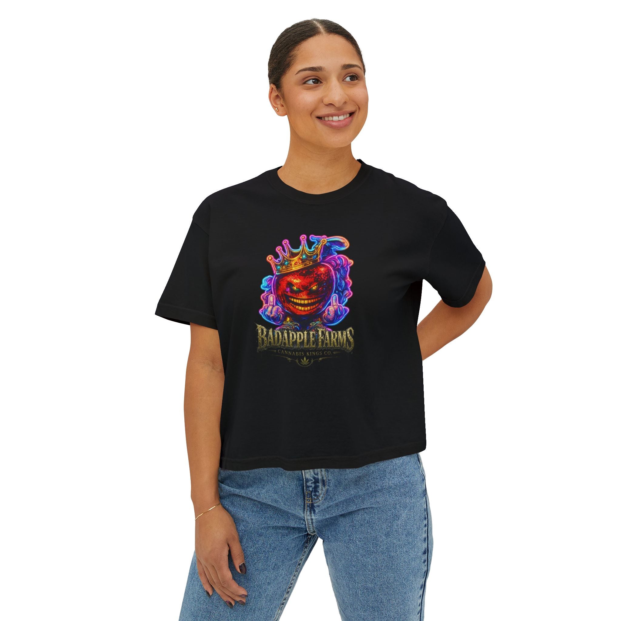 Pigment-Dyed Boxy Cotton Tee