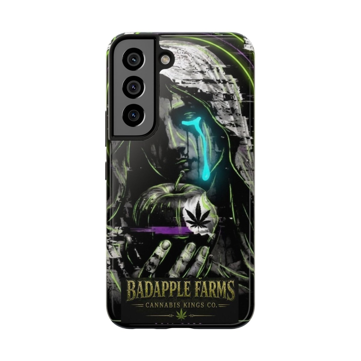 BadApple Farms Cannabis Phone Case — Gothic Apple Design Tough Phone Case - BadApple Farms Cannabis Kings Co. By Golden Apple Connections