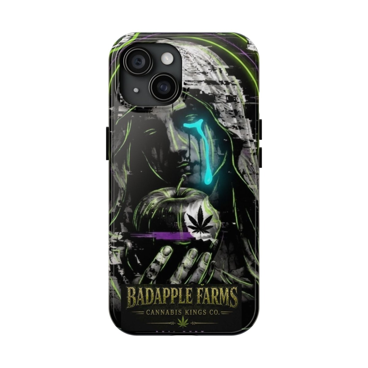 BadApple Farms Cannabis Phone Case — Gothic Apple Design Tough Phone Case - BadApple Farms Cannabis Kings Co. By Golden Apple Connections