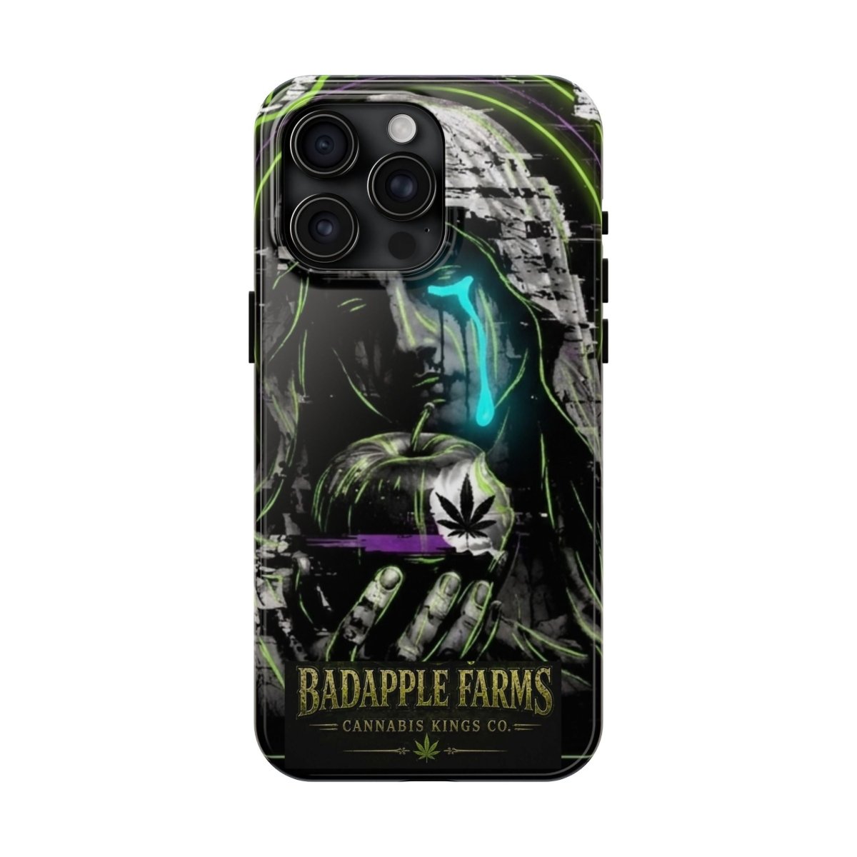 BadApple Farms Cannabis Phone Case — Gothic Apple Design Tough Phone Case - BadApple Farms Cannabis Kings Co. By Golden Apple Connections