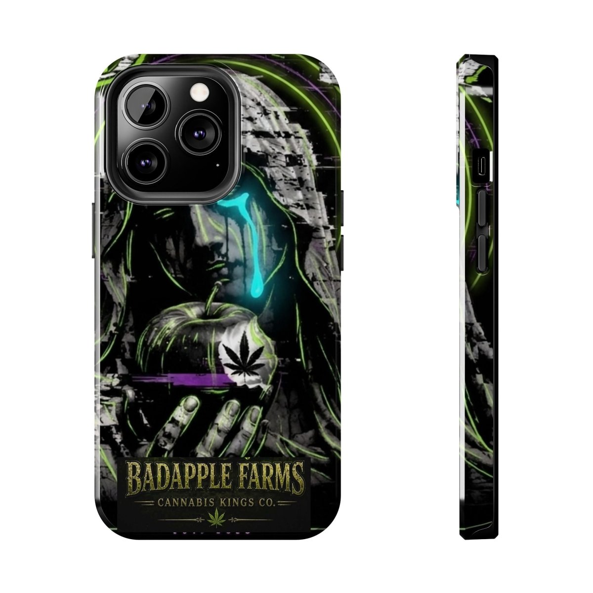 BadApple Farms Cannabis Phone Case — Gothic Apple Design Tough Phone Case - BadApple Farms Cannabis Kings Co. By Golden Apple Connections