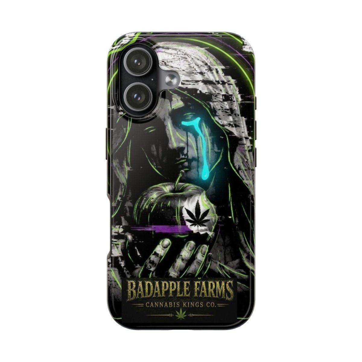 BadApple Farms Cannabis Phone Case — Gothic Apple Design Tough Phone Case - BadApple Farms Cannabis Kings Co. By Golden Apple Connections
