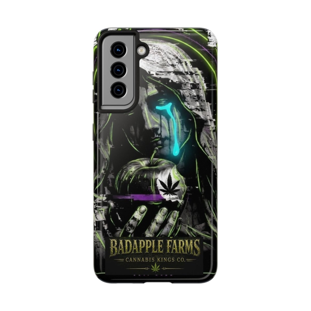 BadApple Farms Cannabis Phone Case — Gothic Apple Design Tough Phone Case - BadApple Farms Cannabis Kings Co. By Golden Apple Connections