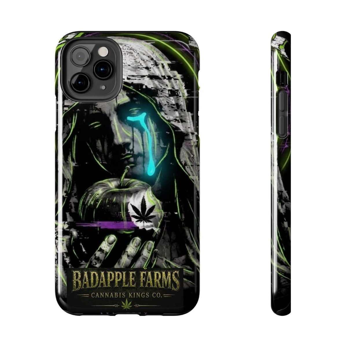 BadApple Farms Cannabis Phone Case — Gothic Apple Design Tough Phone Case - BadApple Farms Cannabis Kings Co. By Golden Apple Connections