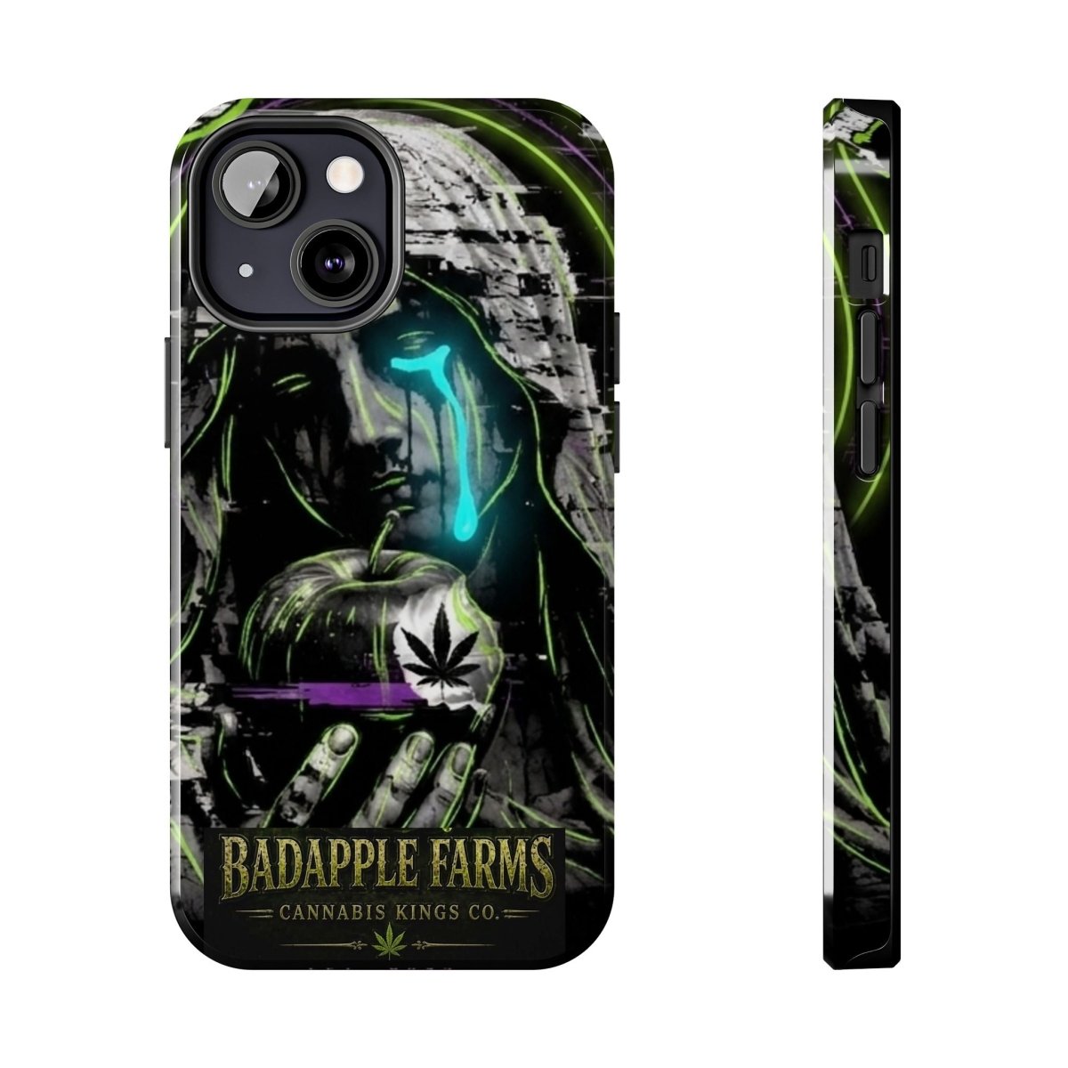 BadApple Farms Cannabis Phone Case — Gothic Apple Design Tough Phone Case - BadApple Farms Cannabis Kings Co. By Golden Apple Connections