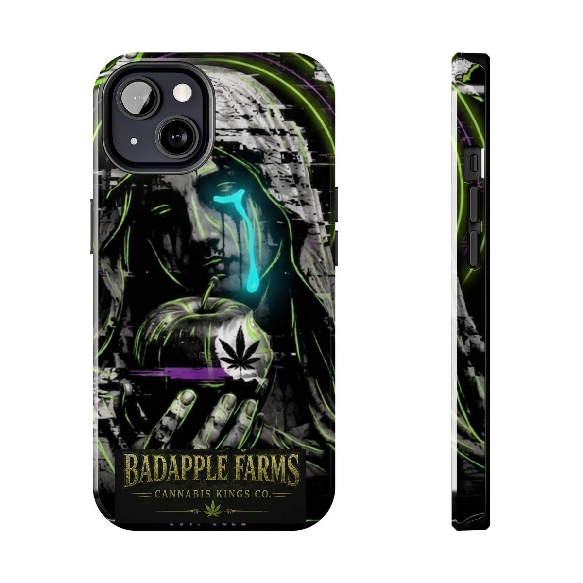 BadApple Farms Cannabis Phone Case — Gothic Apple Design Tough Phone Case - BadApple Farms Cannabis Kings Co. By Golden Apple Connections