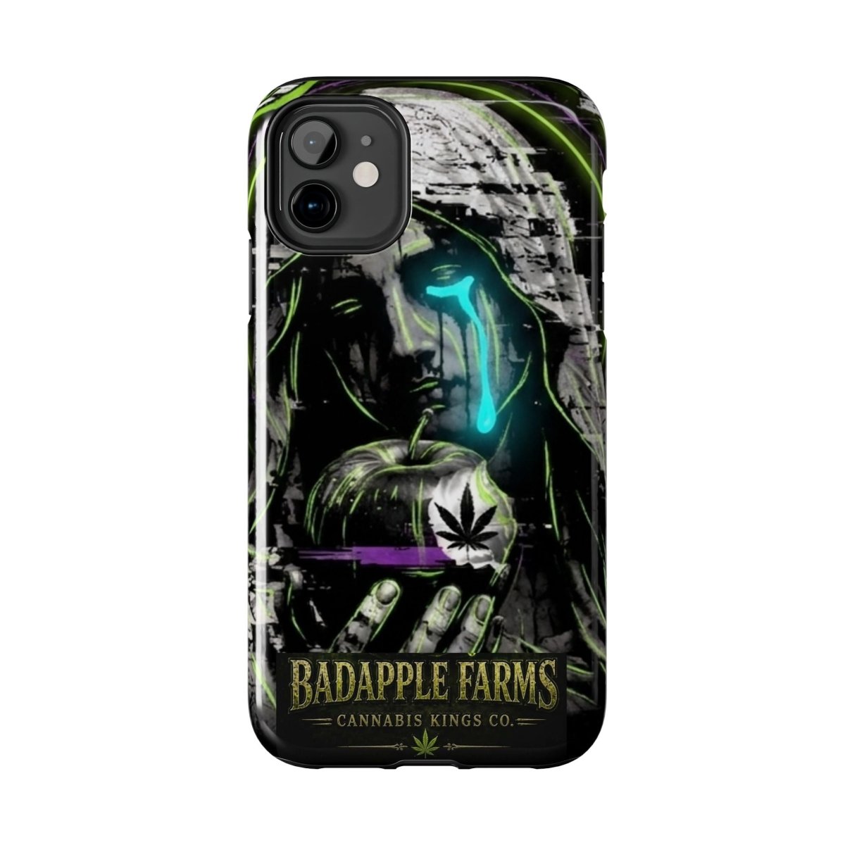BadApple Farms Cannabis Phone Case — Gothic Apple Design Tough Phone Case - BadApple Farms Cannabis Kings Co. By Golden Apple Connections