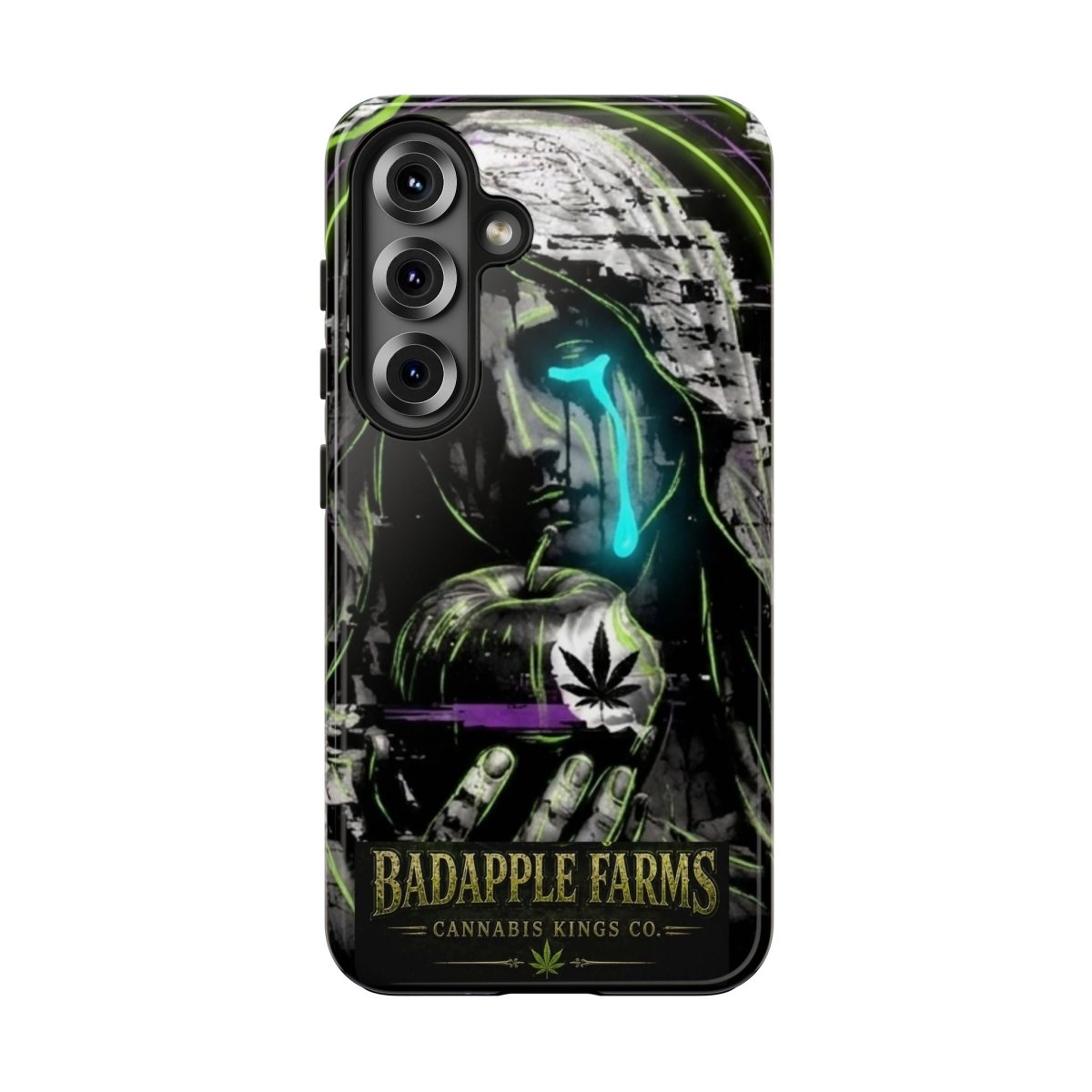 BadApple Farms Cannabis Phone Case — Gothic Apple Design Tough Phone Case - BadApple Farms Cannabis Kings Co. By Golden Apple Connections
