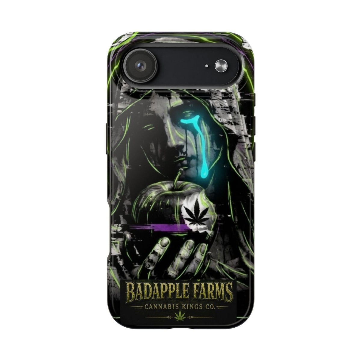 BadApple Farms Cannabis Phone Case — Gothic Apple Design Tough Phone Case - BadApple Farms Cannabis Kings Co. By Golden Apple Connections