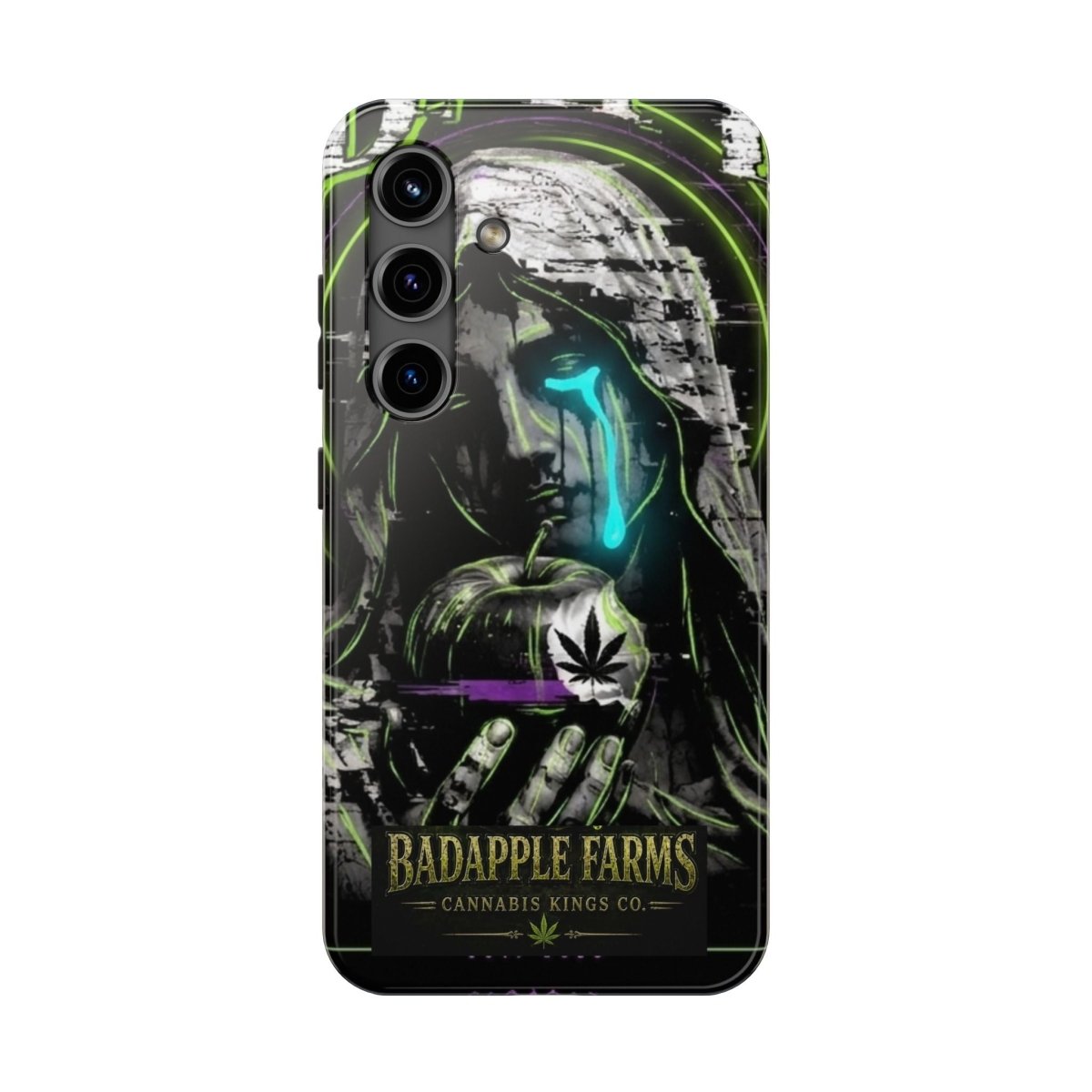 BadApple Farms Cannabis Phone Case — Gothic Apple Design Tough Phone Case - BadApple Farms Cannabis Kings Co. By Golden Apple Connections