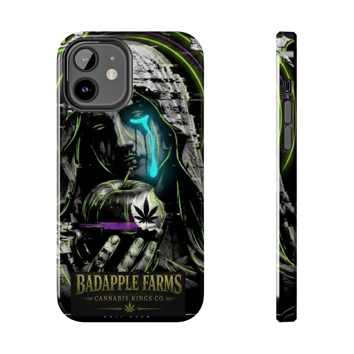 BadApple Farms Cannabis Phone Case — Gothic Apple Design Tough Phone Case - BadApple Farms Cannabis Kings Co. By Golden Apple Connections