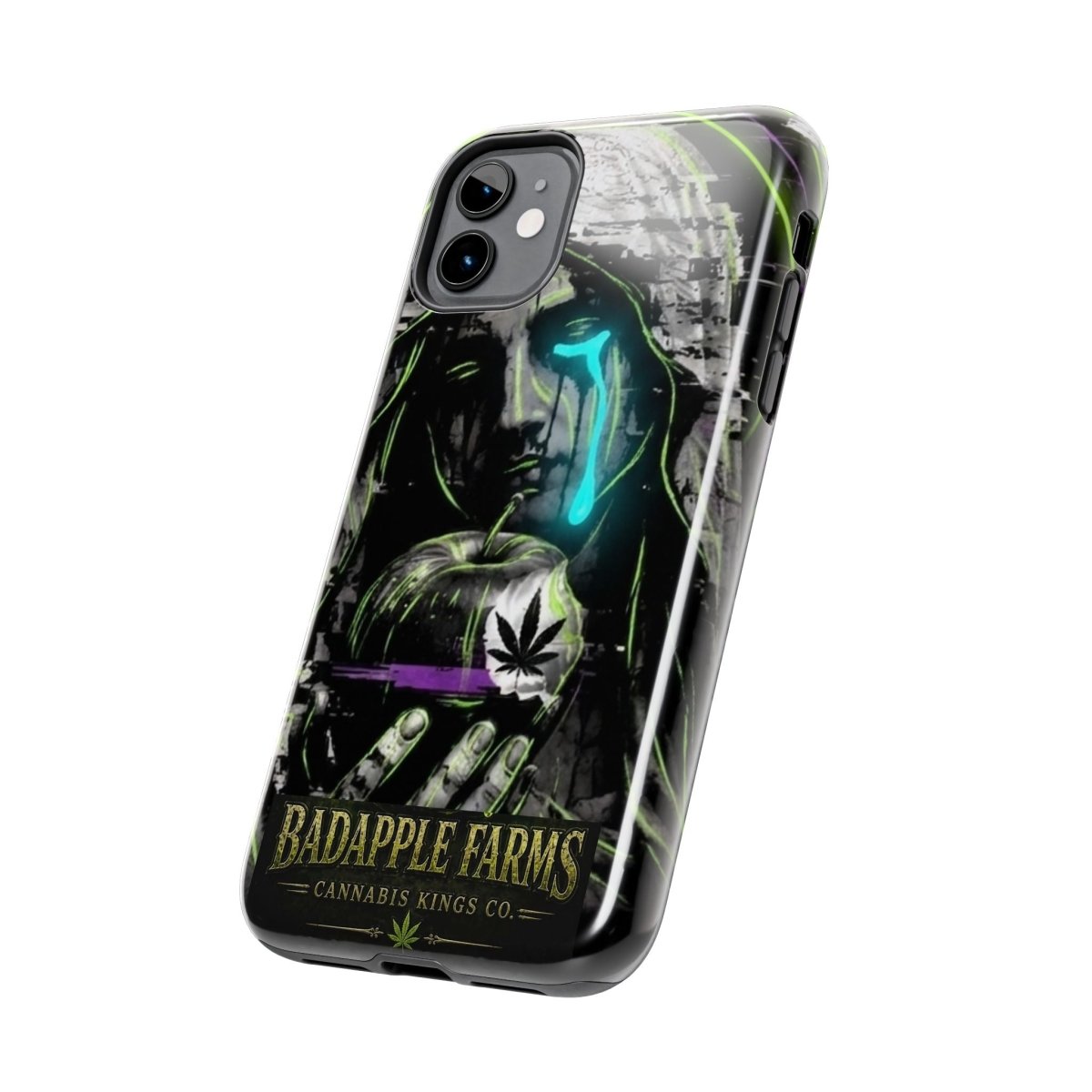 BadApple Farms Cannabis Phone Case — Gothic Apple Design Tough Phone Case - BadApple Farms Cannabis Kings Co. By Golden Apple Connections