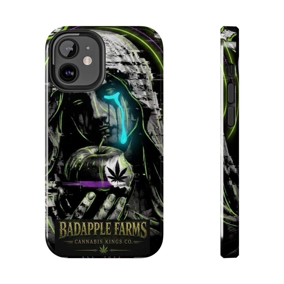 BadApple Farms Cannabis Phone Case — Gothic Apple Design Tough Phone Case - BadApple Farms Cannabis Kings Co. By Golden Apple Connections