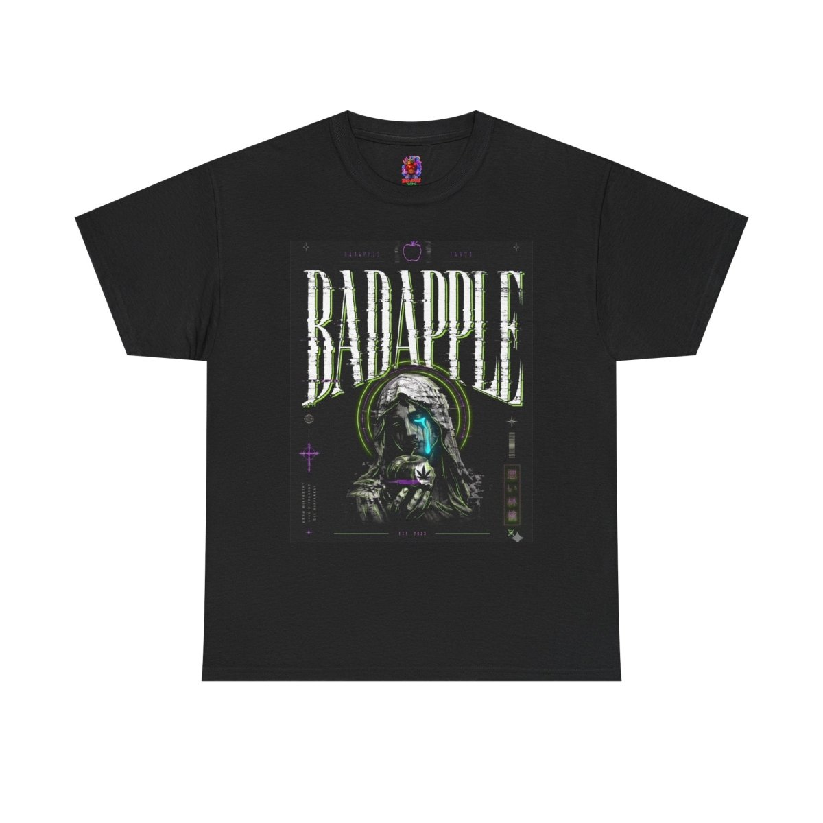 Badapple Graphic Tee — Gothic Band Vintage Style T‑Shirt - BadApple Farms Cannabis Kings Co. By Golden Apple Connections
