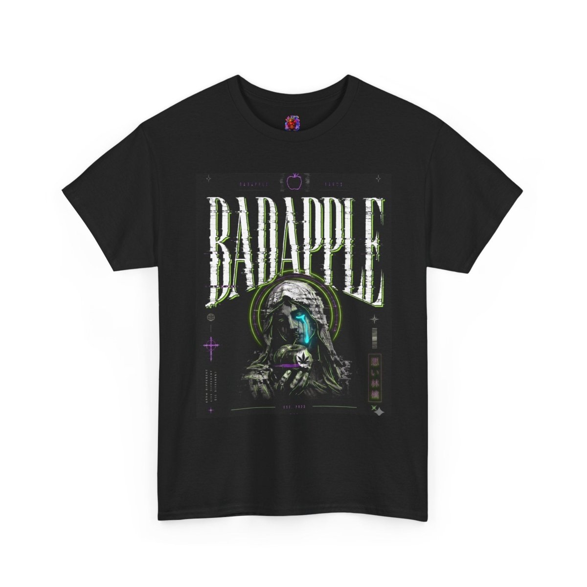 Badapple Graphic Tee — Gothic Band Vintage Style T‑Shirt - BadApple Farms Cannabis Kings Co. By Golden Apple Connections