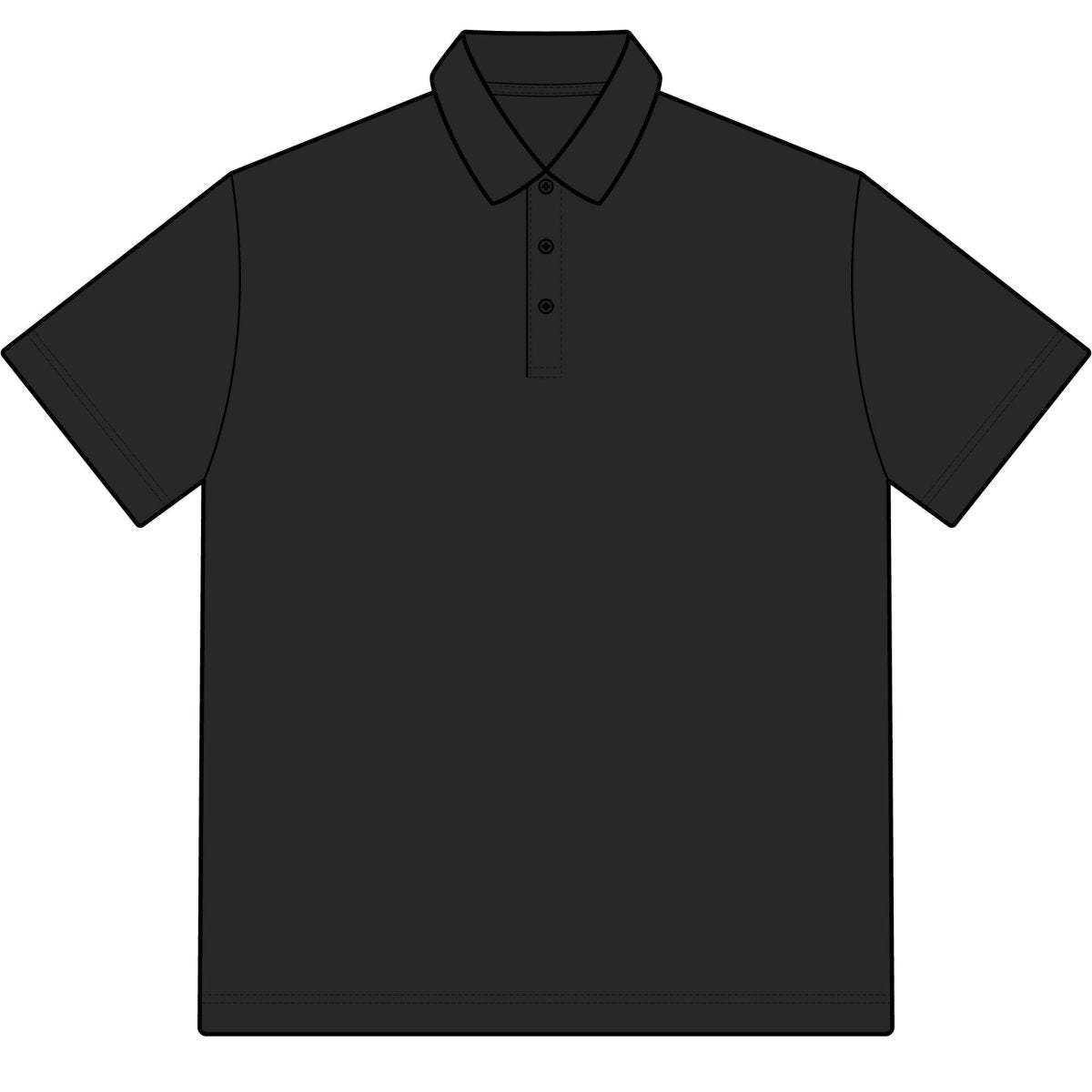 Moisture - Wicking Cotton Polo - T-Shirt