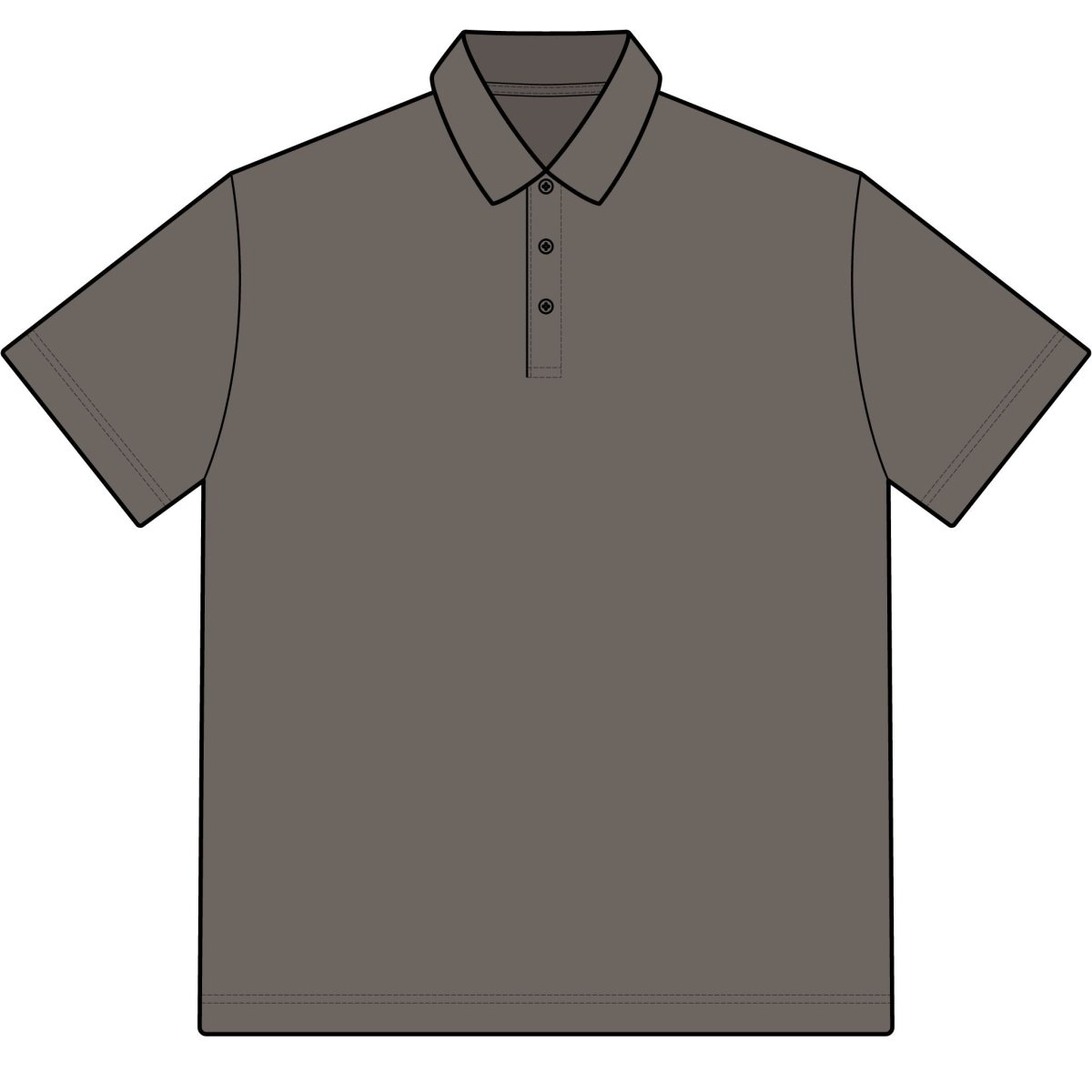 Moisture - Wicking Cotton Polo - T-Shirt