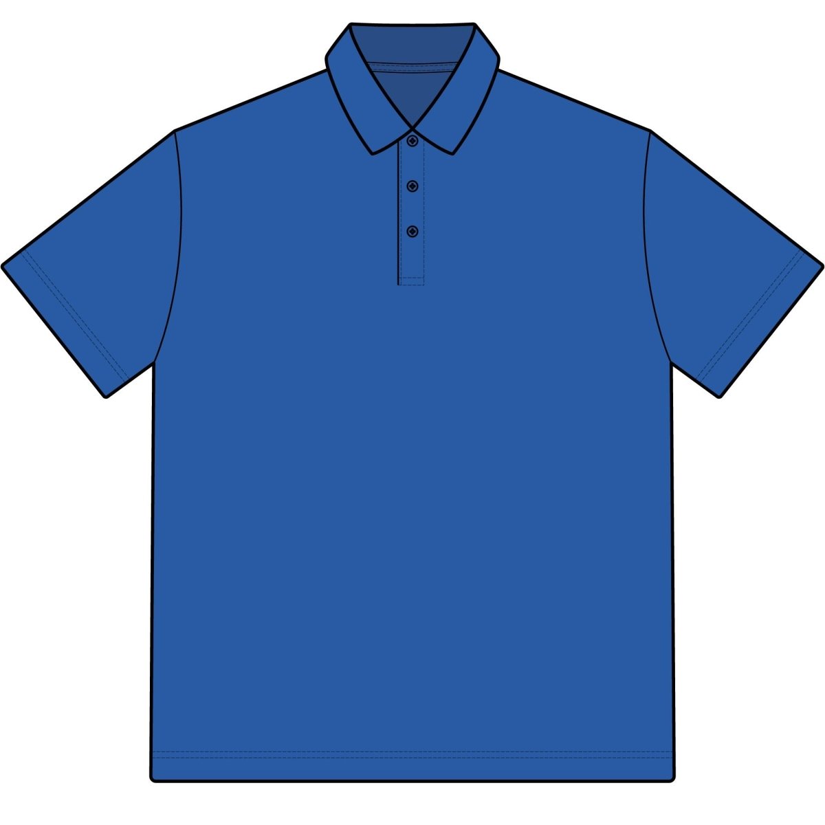 Moisture - Wicking Cotton Polo - T-Shirt