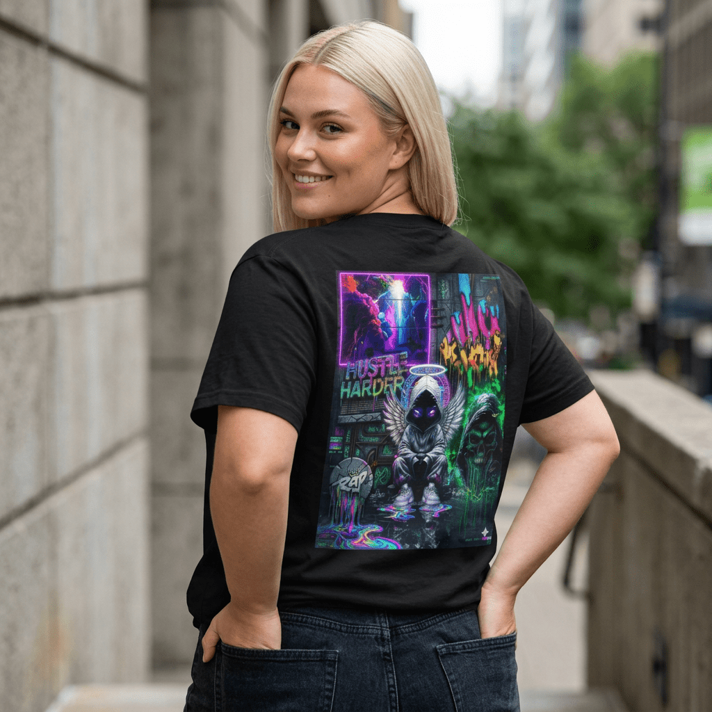 Cyberpunk Cotton Graphic Tee - T-Shirt