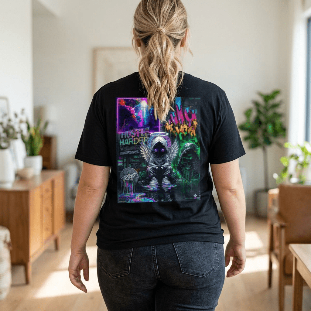 Cyberpunk Cotton Graphic Tee - T-Shirt