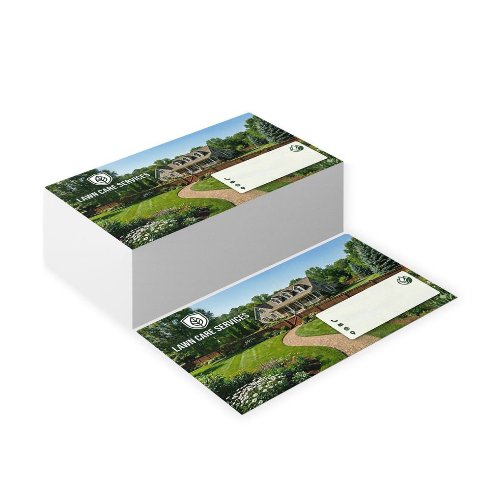 Lawn Care Services Business Cards — Professional Landscaping Design - Paper products
