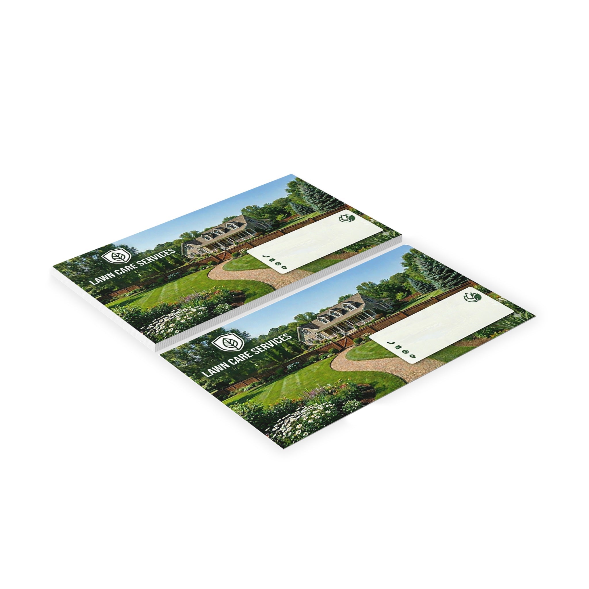 Lawn Care Services Business Cards — Professional Landscaping Design - Paper products