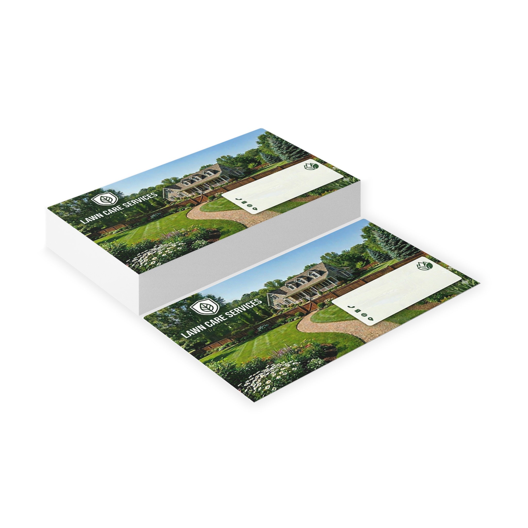 Lawn Care Services Business Cards — Professional Landscaping Design - Paper products