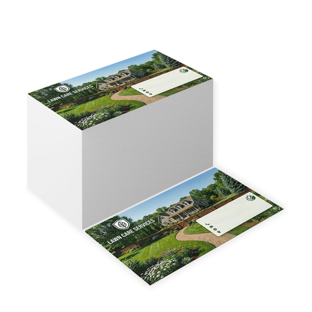 Lawn Care Services Business Cards — Professional Landscaping Design - Paper products