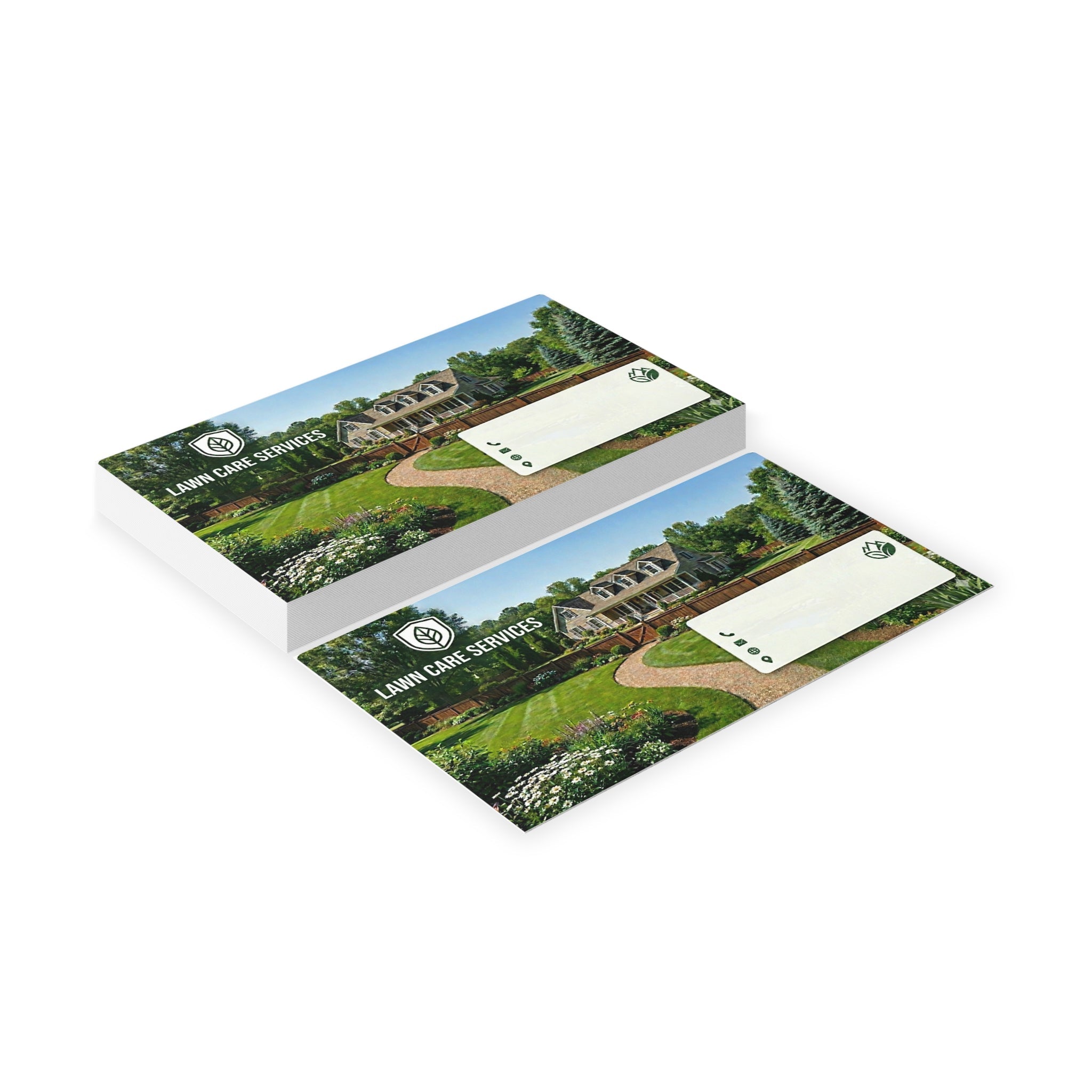 Lawn Care Services Business Cards — Professional Landscaping Design - Paper products