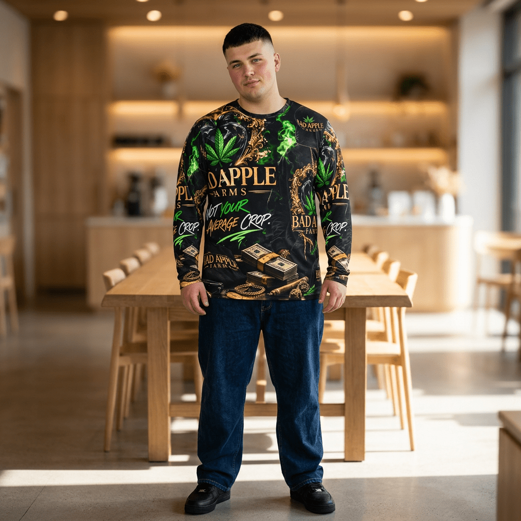 Quick - Dry Poly Weed Shirt - All Over Prints